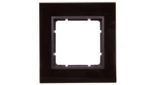 Berker B7 GLAS Ramka pojedyncza pozioma/ pionowa szklana antracytowa 10116616