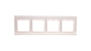 Berker B.7 Glas Ramka szklana poczwórna śnieżnobiała 10146909