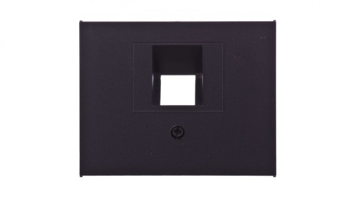 K.1 Element centralny do gniazda UAE RJ11 RJ12 RJ45 kat.3, 5e, 6 45st antracyt mat lakierowany 14077006