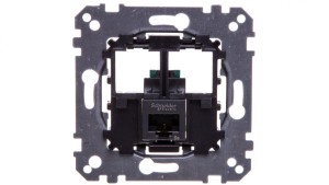 Merten Gniazdo komputerowe pojedyncze RJ45 kat.5e UTP MTN4575-0001