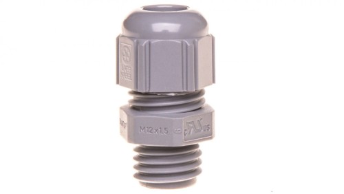 Dławnica kablowa poliamidowa M12 IP68 SKINTOP STR-M 12x1,5 ciemnoszara 53111100