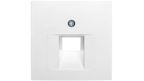 Berker S.1/B.1/B.3/B.7 Glas Płytka czołowa do gniazda teleinformatycznego pojedynczego RJ11/RJ12/RJ45 śnieżnobiała 14071909
