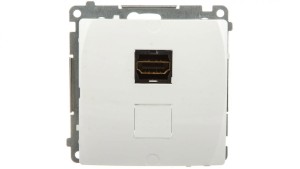 Simon Basic Gniazdo HDMI białe BMGHDMI.01/11