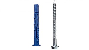 Kołek ramowy poliamidowy Rawlplug fi10 z łbem sześciokątnym 10x80 Rawlplug R-FF1-N-10K080 /50szt./