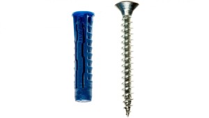 Kołek uniwersalny 6x30 mm z wkrętem 4,5x40 mm Rawlplug 4ALL-06+4540 / 50 szt./
