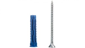 Kołek uniwersalny 8x40 mm z wkrętem 5x60 mm Rawlplug 4ALL-08+5060 / 50 szt./