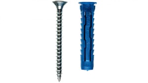 Kołek uniwersalny 8x50 mm z wkrętem 6x60 mm Rawlplug 4ALL-06+6060 / 25 szt./