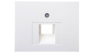 K.1 Element centralny do gniazda UAE RJ11 RJ12 RJ45 kat.3, 5e, 6 45st śnieżnobiały 14077009