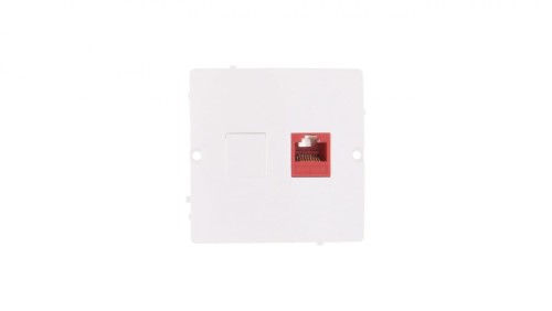 Simon Basic Gniazdo komputerowe pojedyncze RJ45 kat.5e białe BMF51.02/11