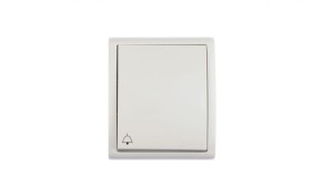 Simon Aquarius Przycisk hermetyczny /dzwonek/ IP54 biały AQD1L/11