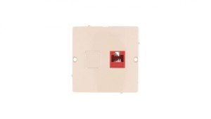 Simon Basic Gniazdo komputerowe pojedyncze RJ45 kat.5e beżowe BMF51.02/12