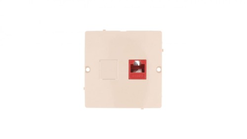 Simon Basic Gniazdo komputerowe pojedyncze RJ45 kat.5e beżowe BMF51.02/12