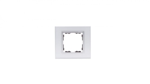 Simon 82 Ramka pojedyncza kamień srebro/ ramka pośrednia aluminium mat 82917-62
