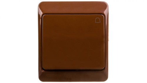 Hermes łącznik przycisk hermetyczny dzwonek 10A IP44 brązowy 0337-06