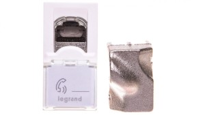 MOSAIC Gniazdo komputerowe pojedyncze RJ45 kat.6 STP białe 076563