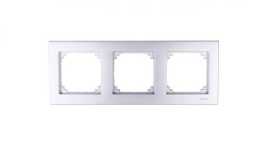 Merten M-Plan Ramka potrójna aluminium MTN486360