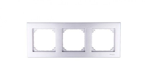 Merten M-Plan Ramka potrójna aluminium MTN486360
