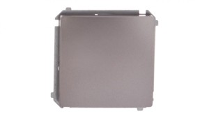 Simon Basic Łącznik jednobiegunowy, szybkozłącza, stal inox BMW1.01/21