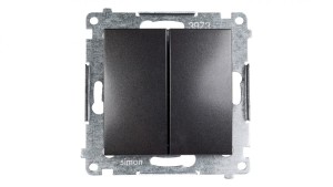 Simon 54 Łącznik świecznikowy, szybkozłącza, antracyt DW5.01/48