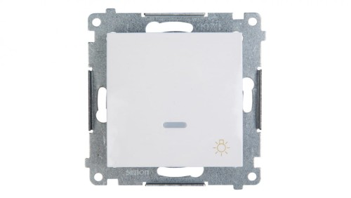 Simon 54 Przycisk /światło/ z podświetleniem, szybkozłącza, biały DS1L.01/11