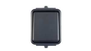 Cedar Łącznik jednobiegunowy hermetyczny IP44 10A czarny WNt-100C WNT100C05