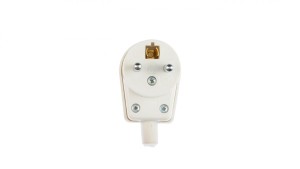 WTYCZKA KĄTOWA WB-6 Z UZIEMIENIEM BIAŁA WB-6 3300-00