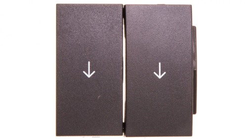 Berker B1/B5/B7 GLAS Klawisz do łącznika żaluzjowego z symbolem strzałka podwójny antracytowy 16251606