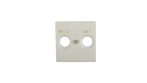 Simon 82 Pokrywa gniazda RTV-SAT biała 82097-30