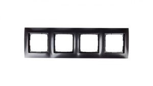 Simon 54 Premium Ramka poczwórna antracyt DR4/48