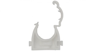 Uchwyt zamknięty do rur gładkich UZ 16 biały 68041 /100szt./