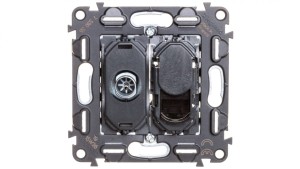 VALENA LIFE Gniazdo teleinformatyczne TV/RJ45 kat.6 UTP 753055