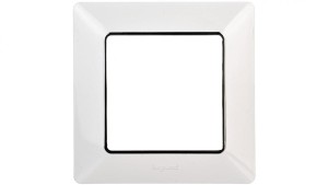 VALENA LIFE Ramka pojedyncza biała/chrom 754031