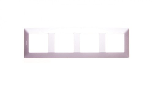 VALENA LIFE Ramka poczwórna aluminium 754134