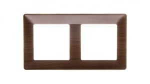 VALENA LIFE Ramka podwójna wenge 754172