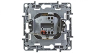NILOE Przycisk jednobiegunowy mechanizm z pełną plakietką biały IP21 przycisk 1x 664515