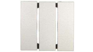 Berker B.7 Glas Klawisz potrójny do łącznika aluminium 16651404