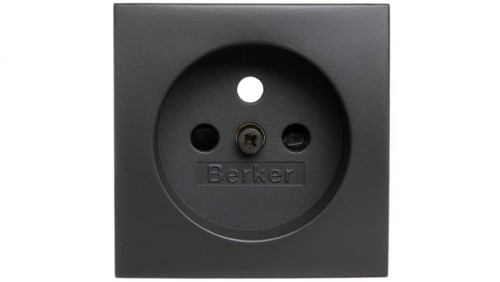 B.Kwadrat/B.3/B.7 Płytka czołowa gniazda z/u z przesłonami antracyt 3965768996