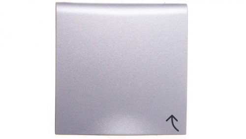 B.Kwadrat/B.7 Płytka czołowa gniazda z/u z pokrywą z przesłonami styków aluminium 3965838994