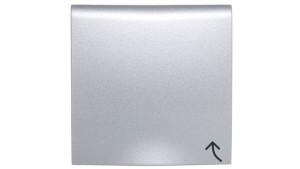 B.Kwadrat/B.7 Płytka czołowa gniazda z/u z pokrywą aluminium 3965898994