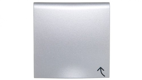 B.Kwadrat/B.7 Płytka czołowa gniazda z/u z pokrywą aluminium 3965898994