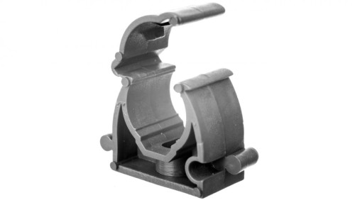 Uchwyt zamknięty do rur 16mm szary UZ 16 SZ 10189 /100szt./