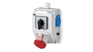 RS-Z rozdzielnica siłowa wyłącznik L-0-P 3P+N+Z 32A, 2x2P+Z 230V szary 6276-20