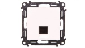 VALENA LIFE Gniazdo 1xRJ45 kat.6 UTP białe 753142