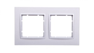 Berker B.7 Ramka podwójna aluminium mat 10126424
