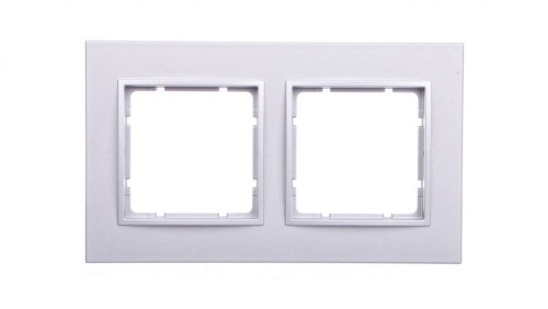 Berker B.7 Ramka podwójna aluminium mat 10126424