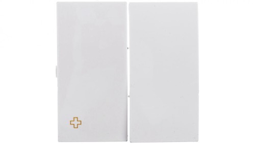 Simon 54 Klawisz do łącznika podwójnego schodowego SW6/2M antybakteryjny biały DKW6/2/AB11