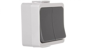JANTAR-bis Łącznik świecznikowy n/t IP44 szary WNT-2J-b