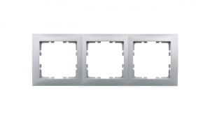 Berker B.Kwadrat Ramka potrójna aluminium 5310138994