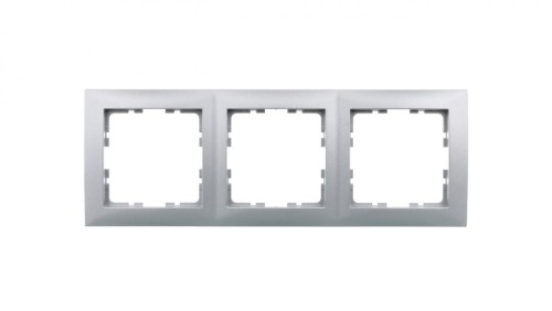 Berker B.Kwadrat Ramka potrójna aluminium 5310138994