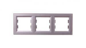 ASFORA Ramka 3-krotna pozioma stal EPH5800362